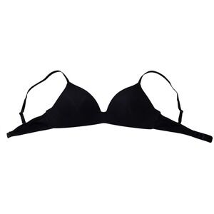 Aeropostale Buttery Soft Contour Pushup Bra Black Wireless Size Large